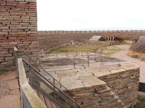 Viking Fortress Interior Structures.